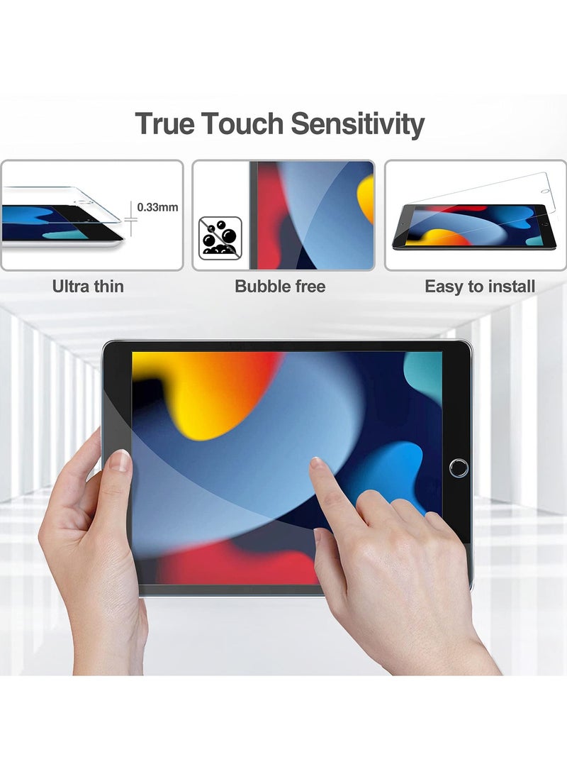 Procases 2 Pack Ipad 10.2 9Th Generation 2021 8Th 2020 7Th 2019 Screen Protector Tempered Glass Screen Film Guard For Ipad 10.2 Inch 9Th A2602 A2603 8Th A2270 A2428 7Th A2197 A2198 A2200 - Image 4