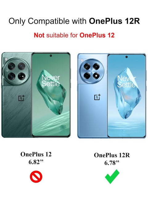 EASSGU Custodia per OnePlus 12R / OnePlus Ace 3 (6.78 Inches), Cover per Telefono in Stile Business con Retro in PU Pelle - Giallo