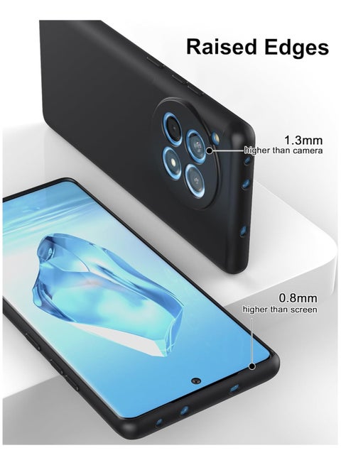 EASSGU Custodia In Pelle PU Per OnePlus 12R / Ace 3 – Stile Business, Giallo, Anti-caduta, Con Cover Posteriore In Similpelle E Telaio TPU - 3