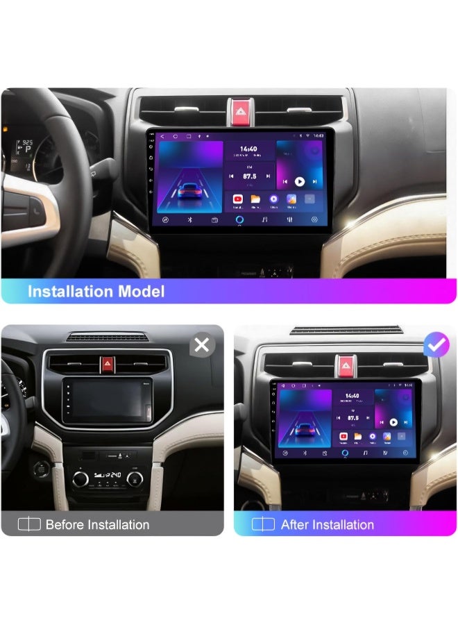 Vierex Fit Toyota Rush Car Stereo Rush Android Screen 2017-2025 With Apple Carplay Android Auto Wireless WiFi DSP FM&AM BT AHD Camera Included Fast Interface (4+32GB Carplay 8CORE) - Image 2