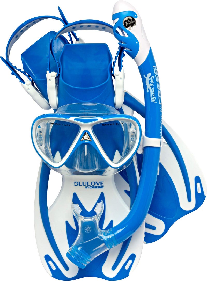 Cressi Rocks Pro Dry Set BlueWhite SM