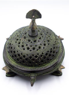 Alpine Crystals UAE Exquisite Handmade Peacock Tortoise Incense Burner Holder Home Decoration  - Image 3