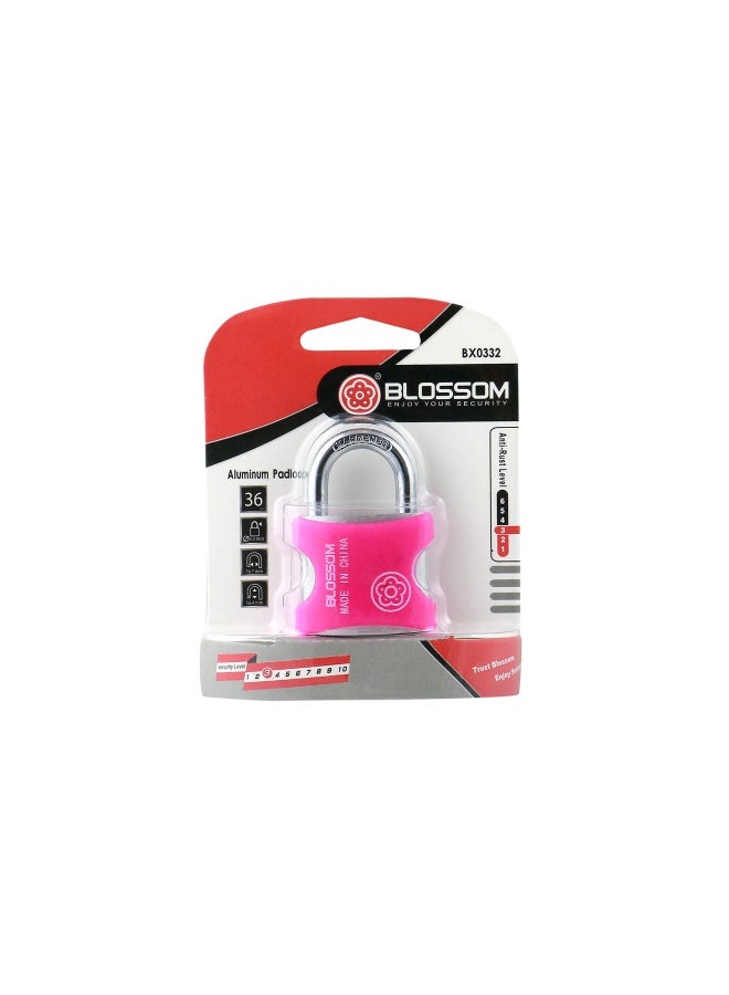 Blossom Blossom Alluminium Alloy Padlock Bx0332  - Image 1