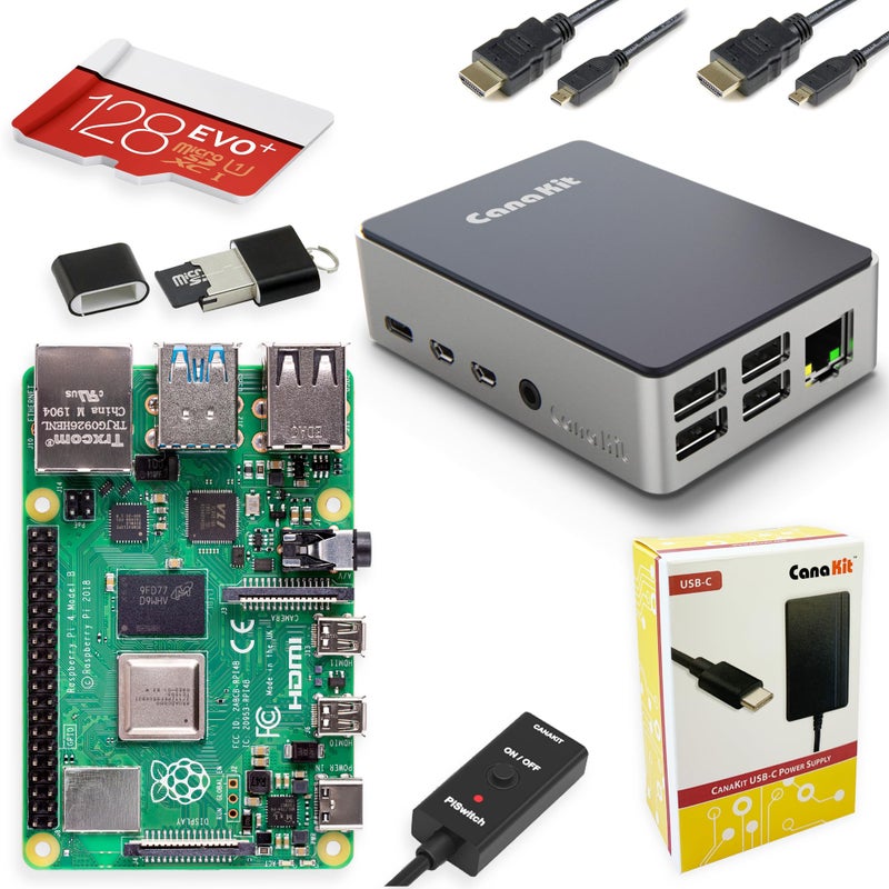 CanaKit Raspberry Pi 4 Extreme Kit - Aluminum Edition (8GB RAM) - Image 3