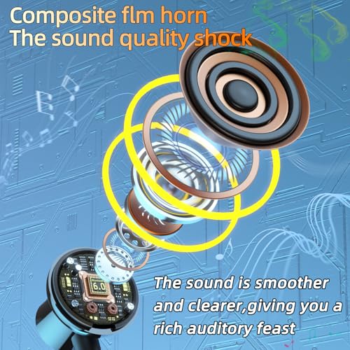 Kinobo Neckband Bluetooth Headphones, 6.0 Bluetooth 100 Hours Playtime，IPX7 Sports Waterproof Earbuds with Microphone Noise Cancelling with HiFi Speakers Multiple Switchable Sound Modes - Image 5
