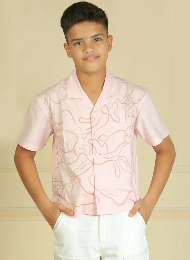 Luxe & Hardy قميص رياضي مطبوع للأولاد