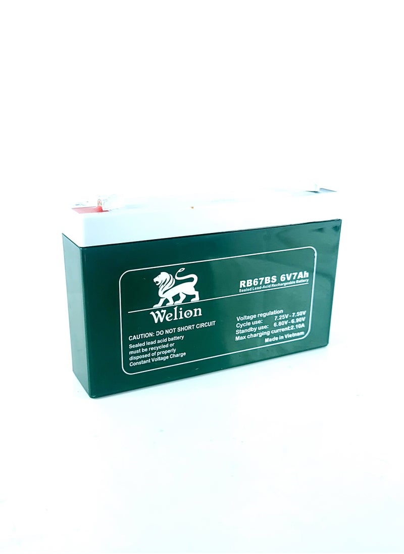 Welion Welion Gel Battery 6V 7Ah Made in Vietnam  - Image 2