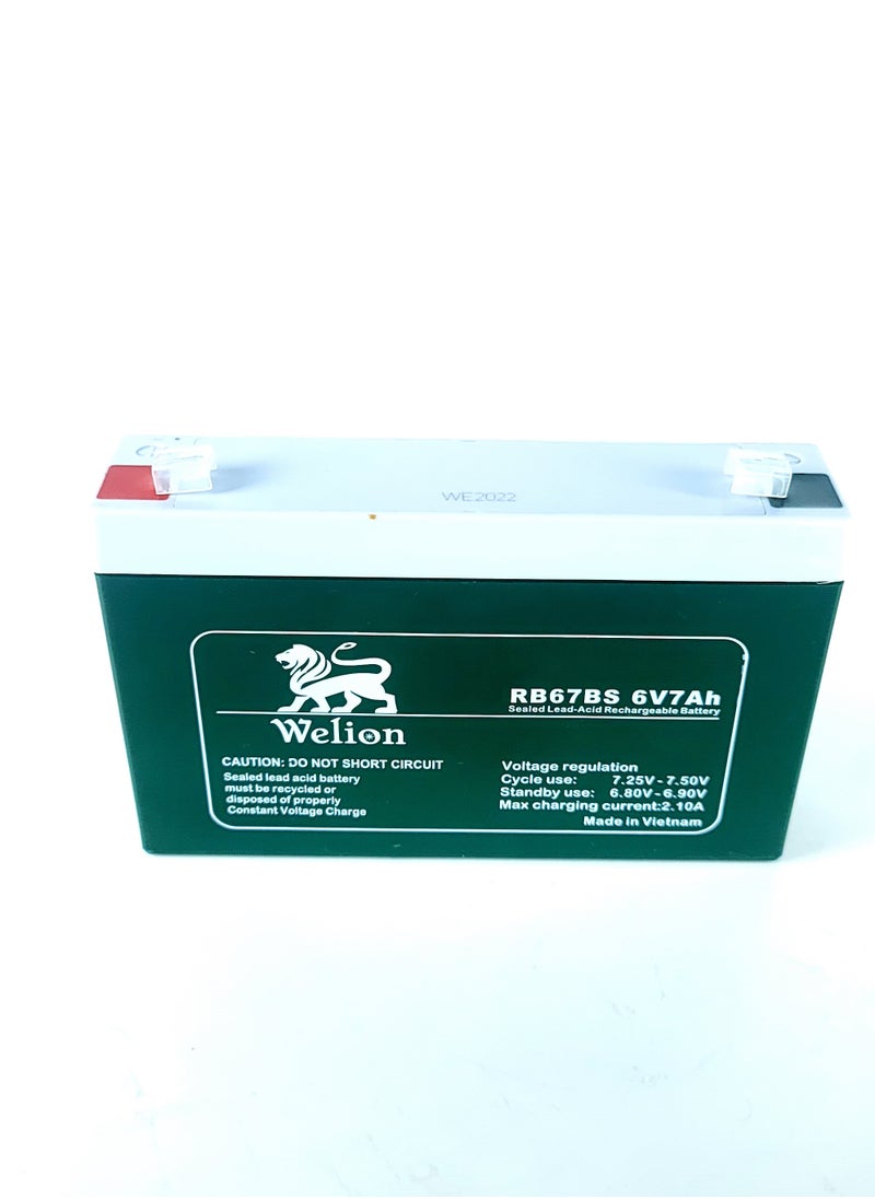 Welion Welion Gel Battery 6V 7Ah Made in Vietnam  - Image 3