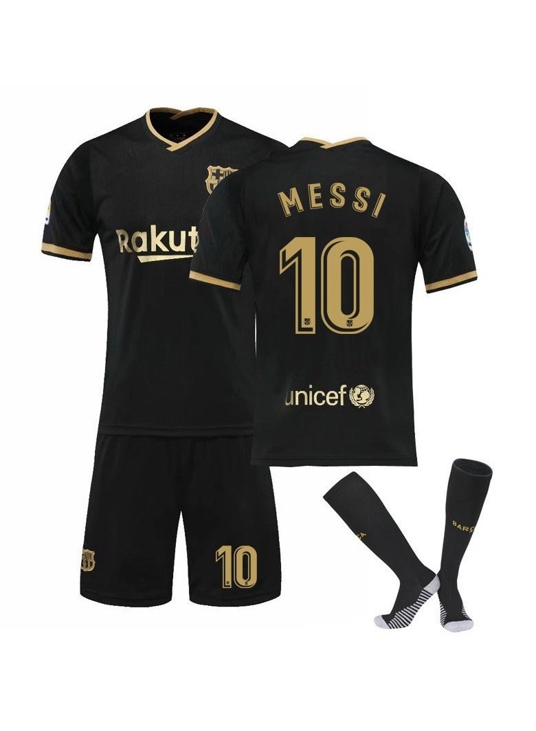 M MIAOYAN M MIAOYAN Barcelona Jersey 20-21 Away No. 10 Messi Adult Sports Football Jersey Set - Image 2