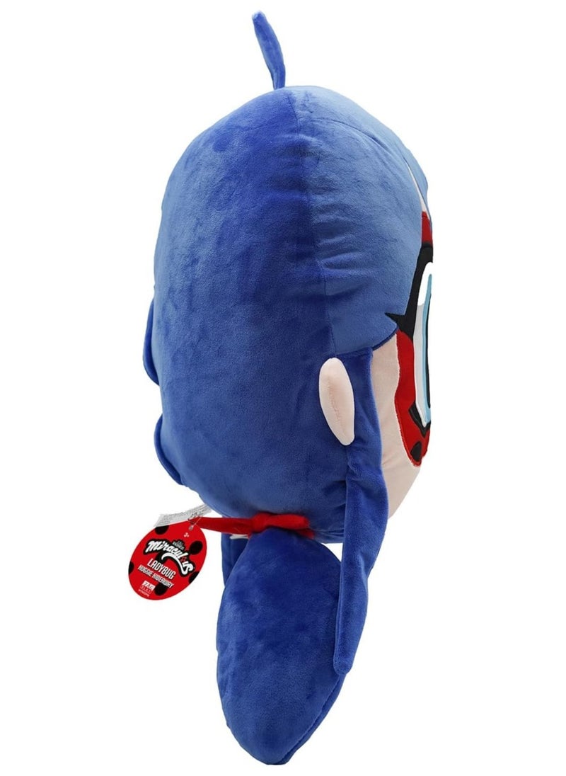 Miraculous - Miraculous Ladybug Huggie Hideaway Plush – 40cm Soft Toy with Hidden Zipper Pocket – Official Zag Heroez Pillow for Kids Ages 3+ - Image 1