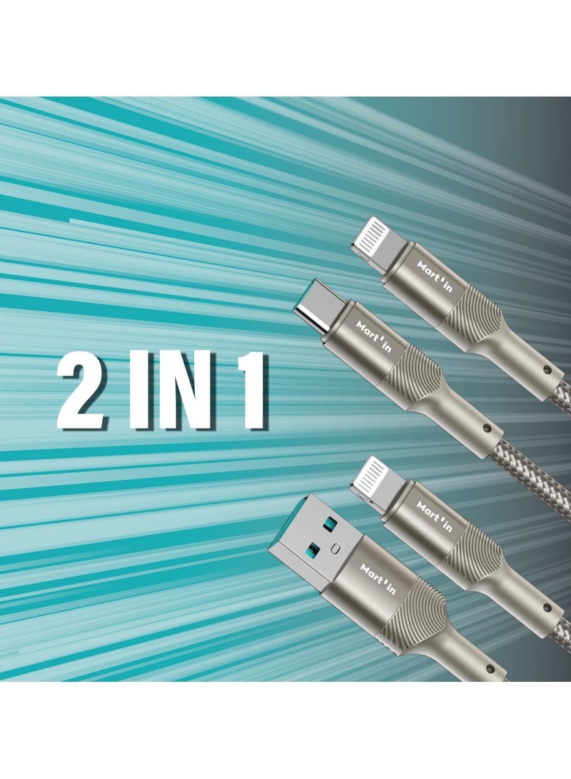 مارتن كيبل شحن ايفون عدد 2 متوافق مع جميع اصدارات اجهزة الايفون - Image 2