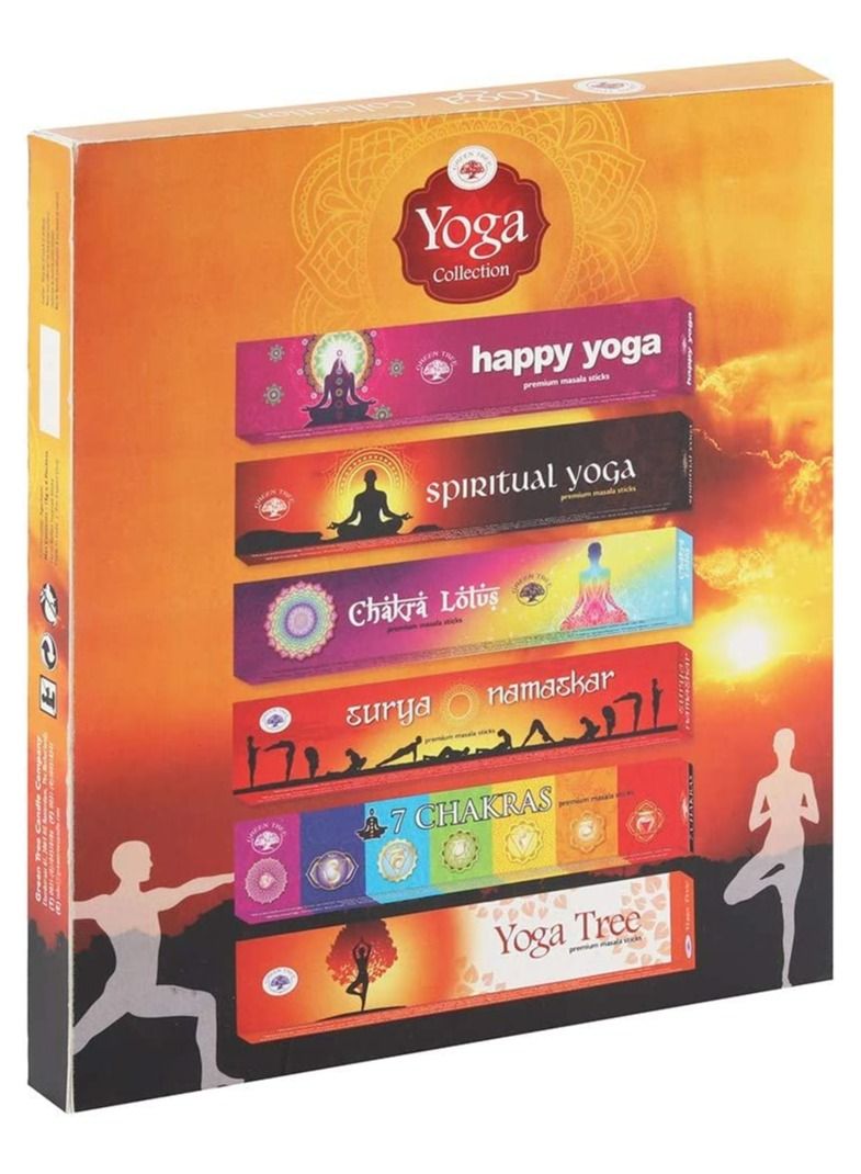 Green Tree مجموعة أعواد البخور لليوغا شجرة الخضراء - Image 1