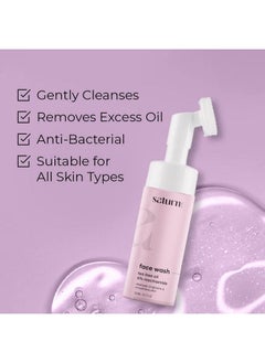 Saturn by GHC Anti Aging Face Serum (30 Ml) & Foaming Face Wash With Builtin Face Brush (120 Ml) Powered With Niacinamide For Reduces Wrinkles And Dullness (Combo Pack Of 2)  - Image 5