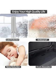ELFSA Weather Stripping Door Seal Strip, 600cm Black D Shape Door Rubber Weather Seal Strip, Self-Adhesive Rubber Door Insulation Weather Strip, Sound Proof Door Strips for Door Frame Window  - Image 3