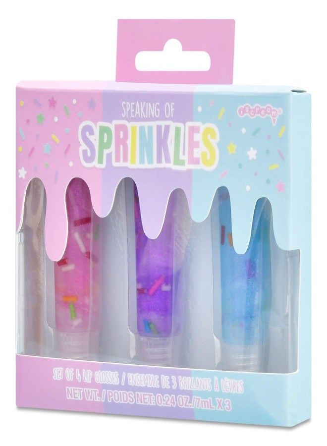 iscream Speaking of Sprinkles 3-piece Vanilla Scented Roller Ball Lip Gloss Set - Image 4