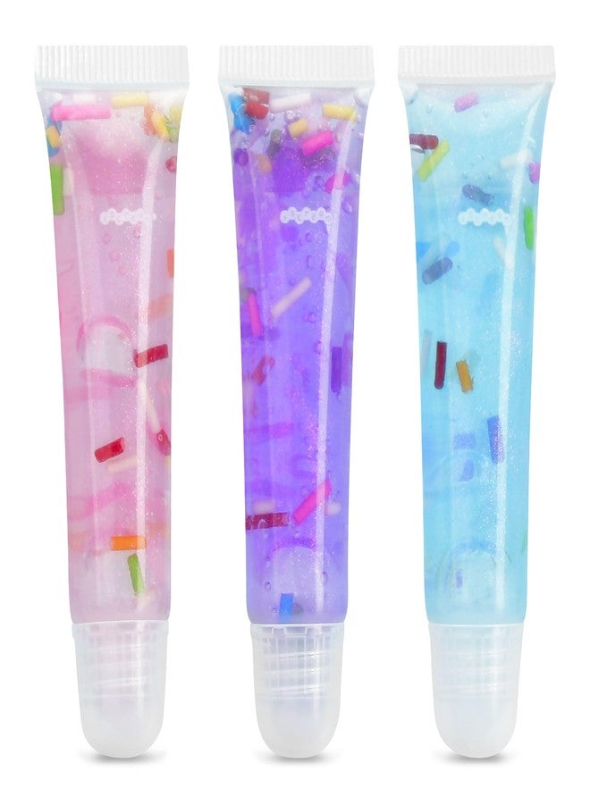 iscream Speaking of Sprinkles 3-piece Vanilla Scented Roller Ball Lip Gloss Set - Image 2