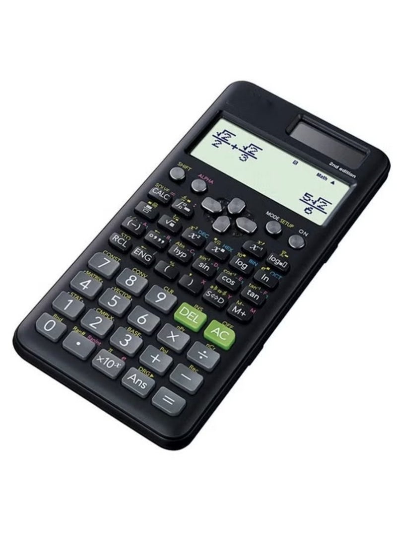 الآلة الحاسبة العلمية Fx-991Es Plus الإصدار الثاني باللون الأسود - Image 3