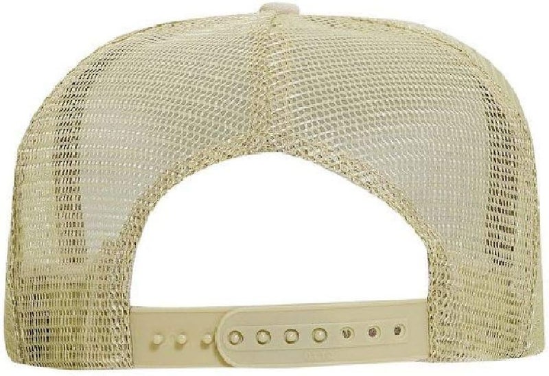 OTTO Polyester Foam Front 5 Panel High Crown Mesh Back Trucker Hat - Image 4