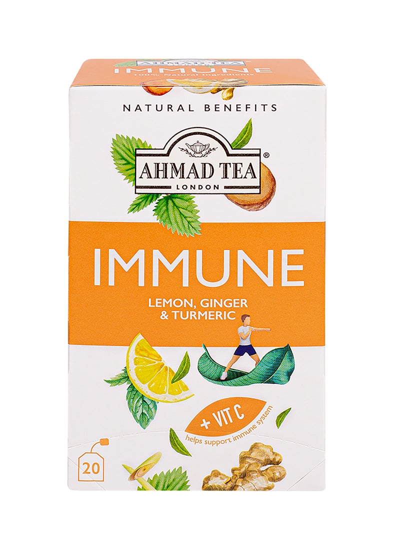 Ahmad Tea Immune Alu Tea Bags 20 Teabags (30g) - Image 1