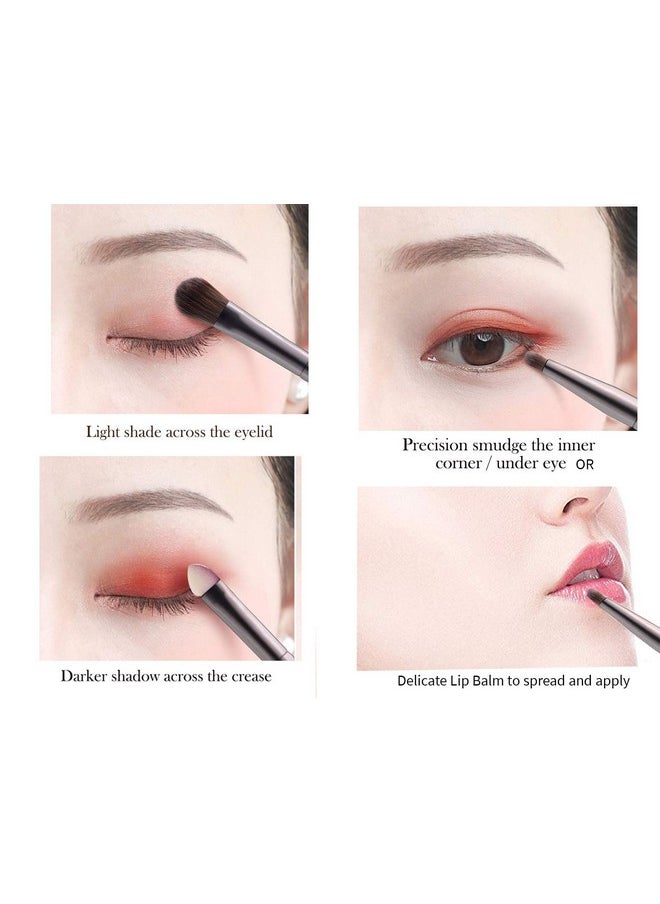 AyA Fashion - Women'S Professional Makeup Brush Includes Eyeshadow Foundation Eyebrow Lip Rouge Makeup Brushes (Brown, Set Of 5) - Image 1