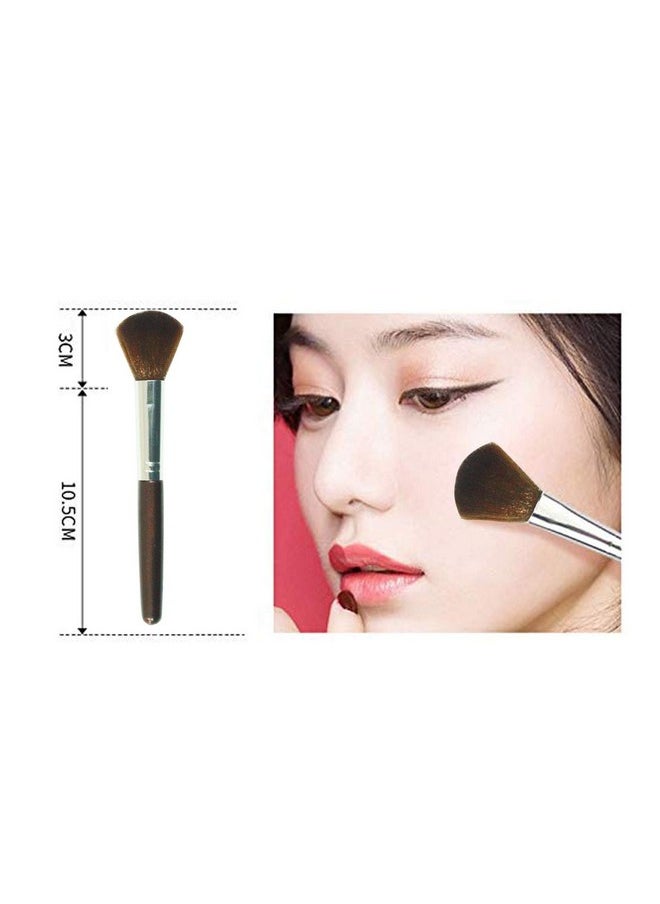 AyA Fashion - Women'S Professional Makeup Brush Includes Eyeshadow Foundation Eyebrow Lip Rouge Makeup Brushes (Brown, Set Of 5) - Image 1