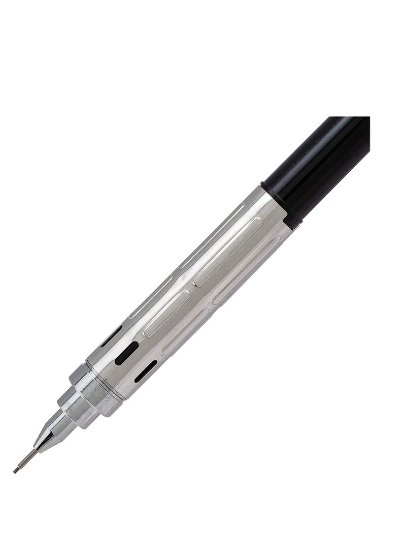 Pentel 1-Piece Graph Gear 300 Mechanical Pencil 0.5mm Tip Black Barrel  - Image 3