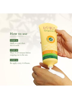Lotus Organics+ Hydrating Gel Mineral Sunscreen For All Skin Type No White Cast Fast Absorbing Certified Organic Spf 30 Pa+++ 100G  - Image 5