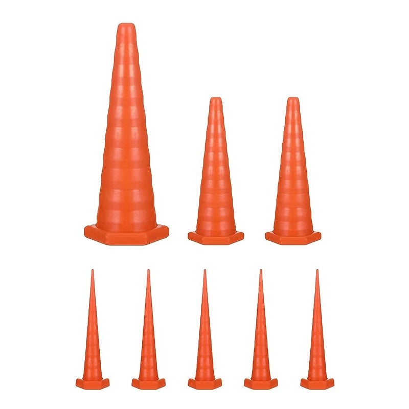 Orange Silicone Cone Plugs Set 1 Large 2 Medium 5 Small for Hydraulic Oil Leak Prevention - Image 5