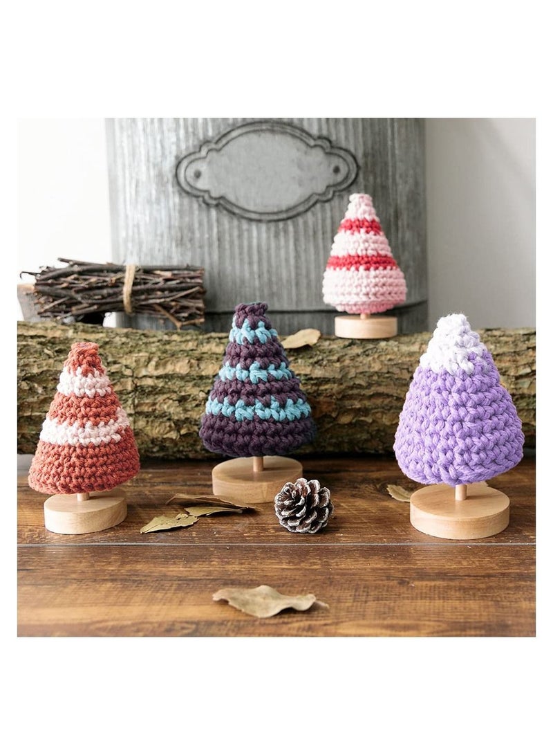 Y&D Crochet Yarn Multicolored, 6Pcs Acrylic Soft Hand Knitting for and Crafts, Great Garments, Sweaters, Scarves, Hats, Craft Projects - Image 3