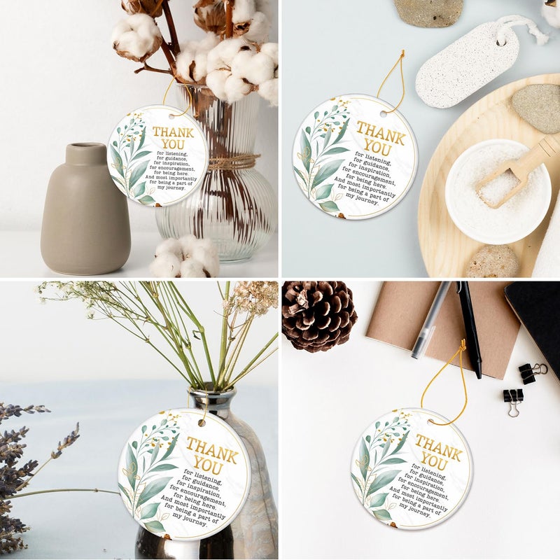HEXMOZ Thank You Gifts - Appreciation Gifts for Women  Coworkers  Boss  Friends  Teachers Be Part of My Journey Ceramic Ornament Keepsake Office Decor - Farewell  Leaving  Going Away Present Ideas - Image 4