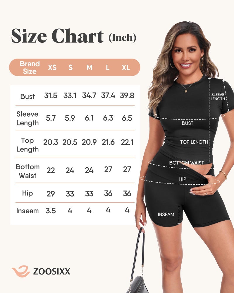 ZOOSIXX Two Piece Workout Sets for Women - Summer Outfits 2 Piece Short Gym Sets Casual Lounge Vacation Matching Clothing Black - Image 5