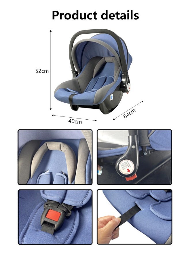 Occuwzz Baby Car Seat Removable Safety Seat for Child Baby Carrier Portable with Full Body Support Cushion  - Image 2