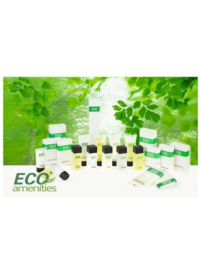 Eco Amenities Travel Size Body Wash – 72 Pack, 0.75 oz Small Tubes with Twist Cap, Green Tea Scent, Bulk Case of Individually Packaged Hotel Size Toiletries, Mini Body Wash for Guests of Airbnbs, BNBs - Image 4