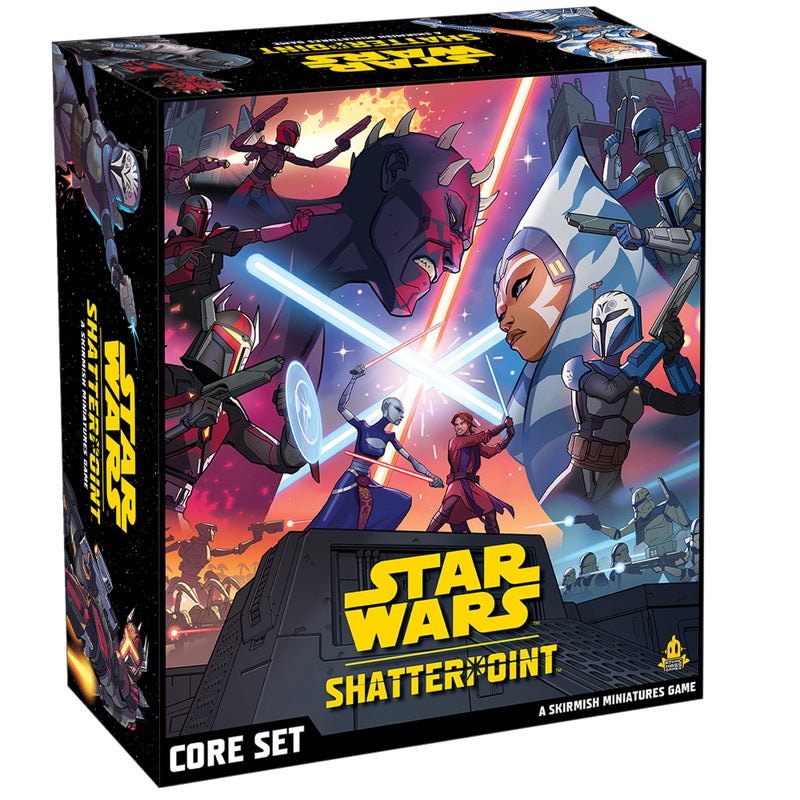 Asmodee Star Wars Shatterpoint Core Set Unleash The Force in a GalaxyWide Adventure Tabletop Miniatures Strategy Game for Kids and Adults Ages 14 2 Players 90 Min Playtime