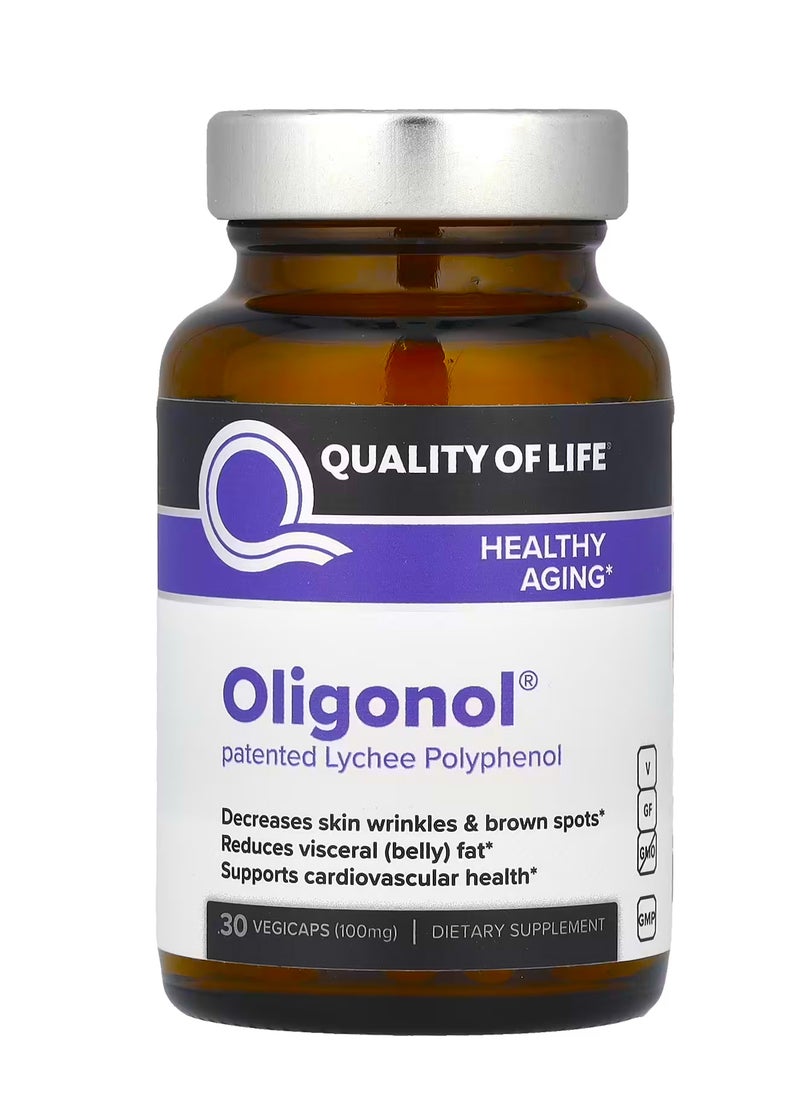 Quality of Life Oligonol®, 100 mg , 30 Vegicaps 