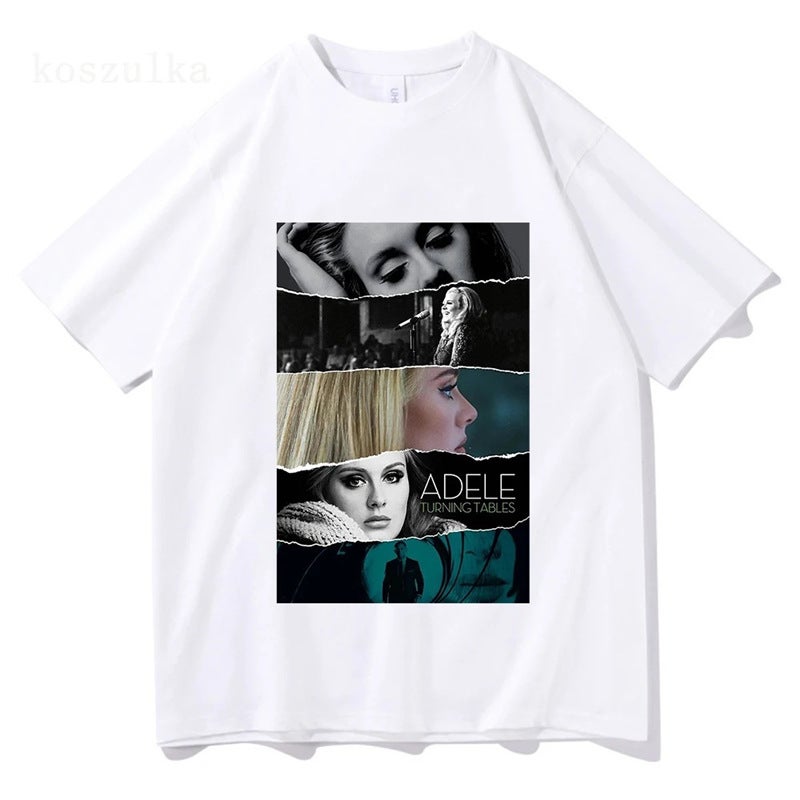 Adele Munich New Album Tour 2024 T Shirts Man Women Retro Hi - Image 4