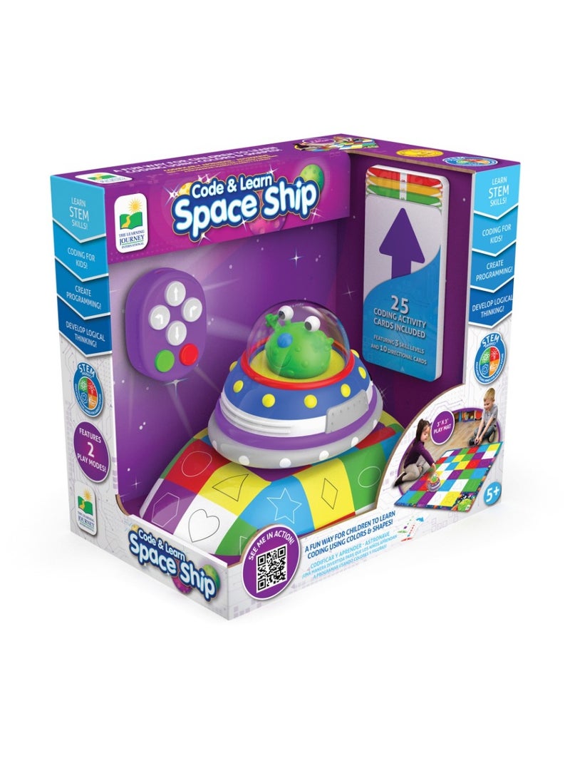 THE LEARNING JOURNEY - CODE AND LEARN! SPACE SHIP - Image 1