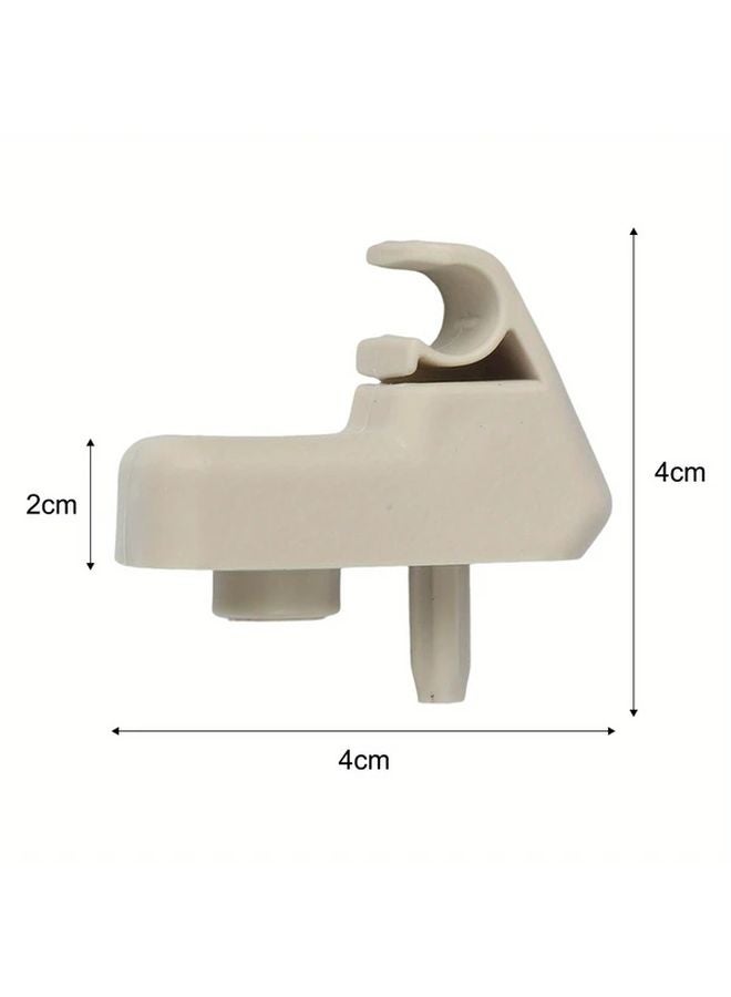 2pcs Durable Plastic Sun Visor Holder Clips For Fiat Corolla Malibu Easy Installation - Image 2