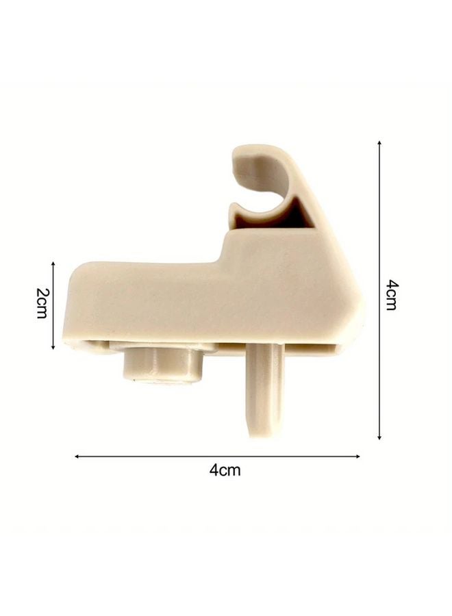 2pcs Durable Plastic Sun Visor Holder Clips For Fiat Corolla Malibu Easy Installation - Image 3
