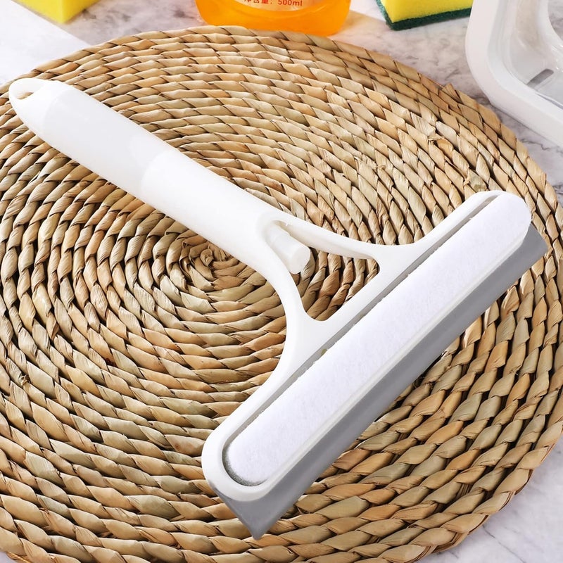 Homevilla Homevilla Window Glass Spray Wiper Brush for Home Window Cleaner Multifunctional DoubleSided Window Cleaner Brush Wiper Sprayer Window Mirror Glass Cleaning Wiper for BathroomOffice car 