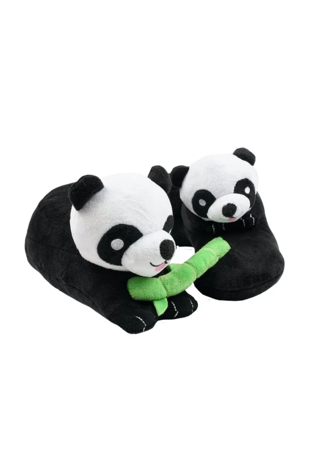 Cabeau Evolution Kid's Travel Pillow - Innovative Chin Strap & Head Support, Stops Head Movement, Super Soft & Fun Children Pillow Design for Comfortable Journeys, Washable - Pandas