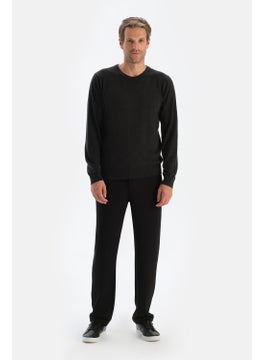 dagi Anthracite Men's Cashmere Blend Bis Collar Sweater  - Image 4
