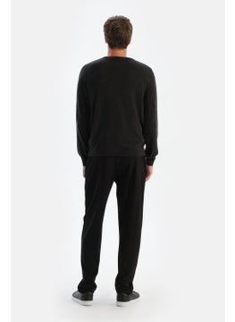 dagi Anthracite Men's Cashmere Blend Bis Collar Sweater  - Image 2