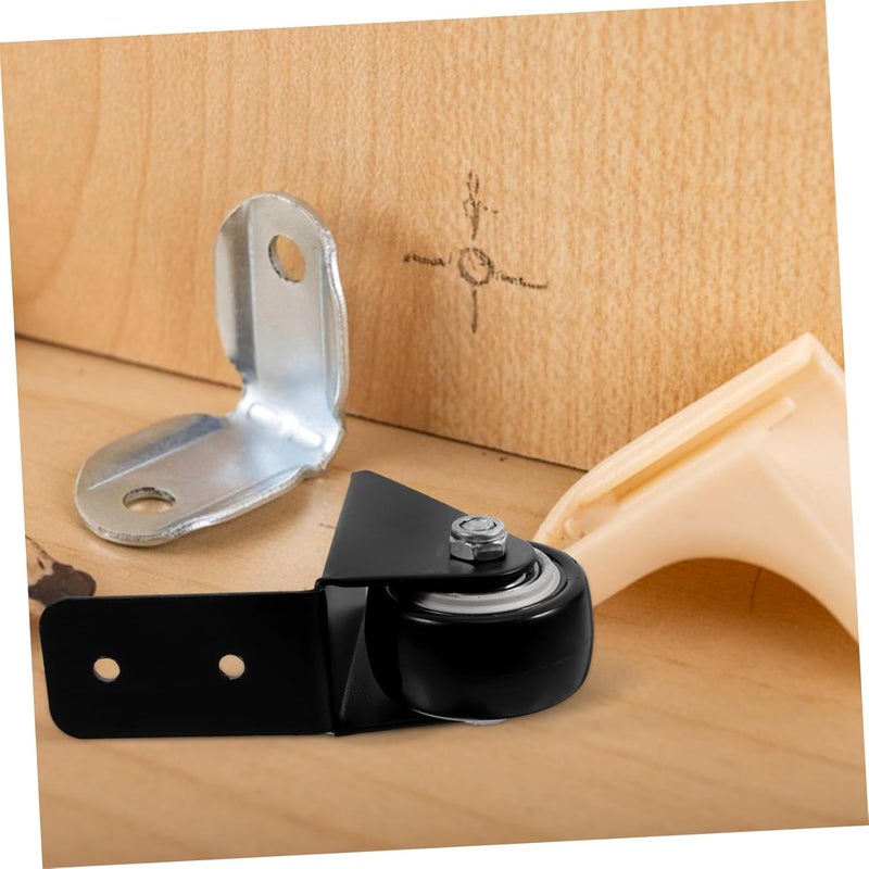 PartyKindom 2 Pack Heavy Duty Silent Caster Wheels Furniture Replacement Easy Install - Image 5