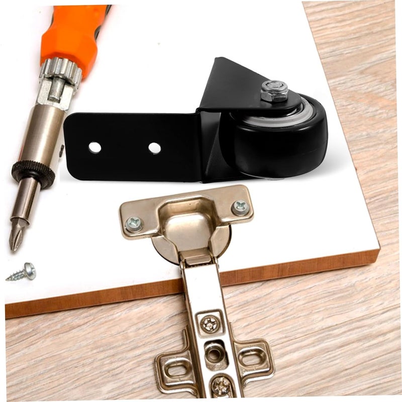 PartyKindom 2 Pack Heavy Duty Silent Caster Wheels Furniture Replacement Easy Install - Image 4