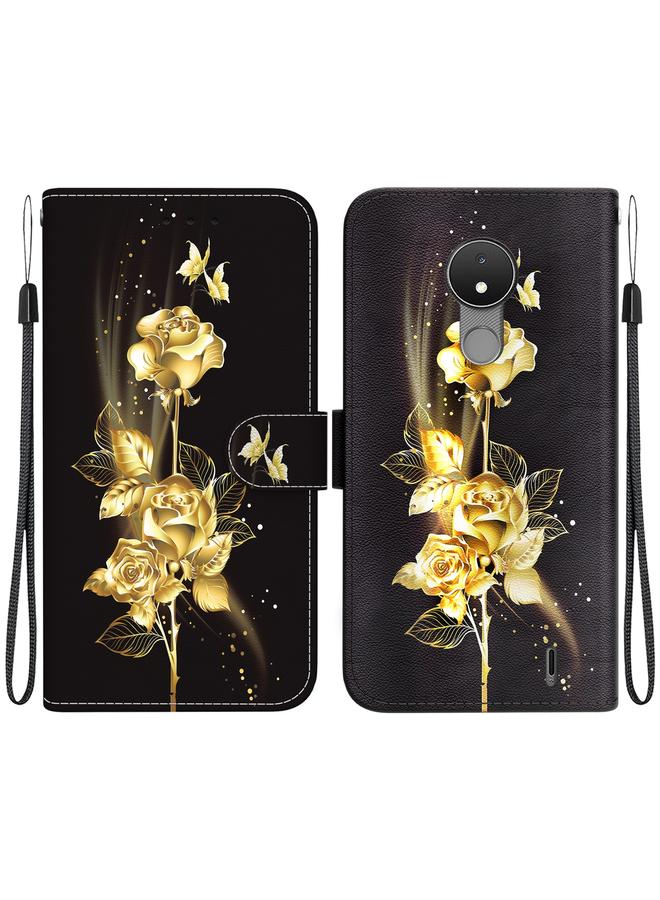 S-TOP Case For Nokia C21 Crystal Texture Colored Drawing Leather Phone Case - Image 1