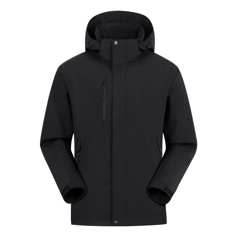High-Quality Clothing 2025 Spring Mountain-Style Outdoor Waterproof Windproof Mountaineering Jacket Couple Hooded Functional - Image 5