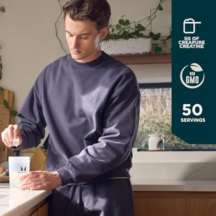 Myprotein Creapure® Creatine Monohydrate Powder 0.55 lbs (50 Servings) Pure Unflavored Creatine Powder, Post/Pre Workout Supplement for All Sports & Exercises - Image 5