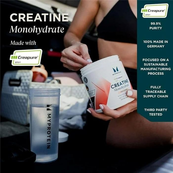 Myprotein Creapure® Creatine Monohydrate Powder 0.55 lbs (50 Servings) Pure Unflavored Creatine Powder, Post/Pre Workout Supplement for All Sports & Exercises - Image 4