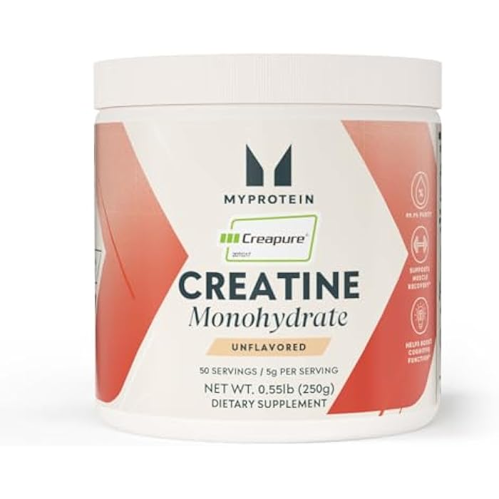 Myprotein Creapure® Creatine Monohydrate Powder 0.55 lbs (50 Servings) Pure Unflavored Creatine Powder, Post/Pre Workout Supplement for All Sports & Exercises - Image 1